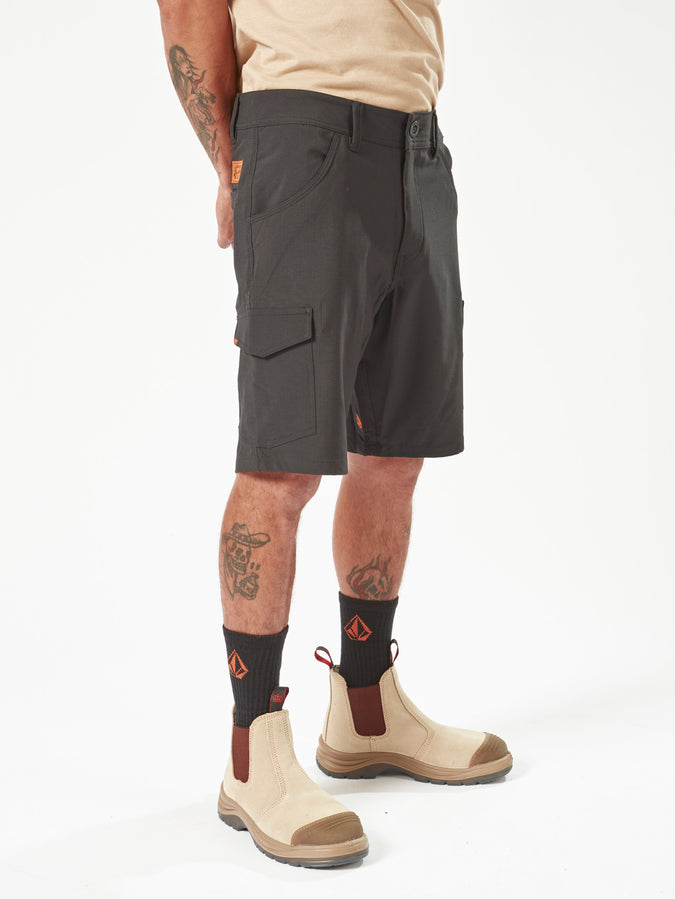 Volcom Workwear Slab Hybrid Short 20" - Black