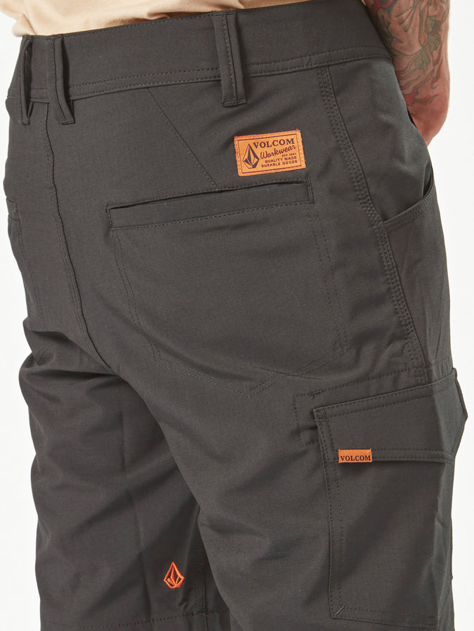 Volcom Workwear Slab Hybrid Short 20" - Black