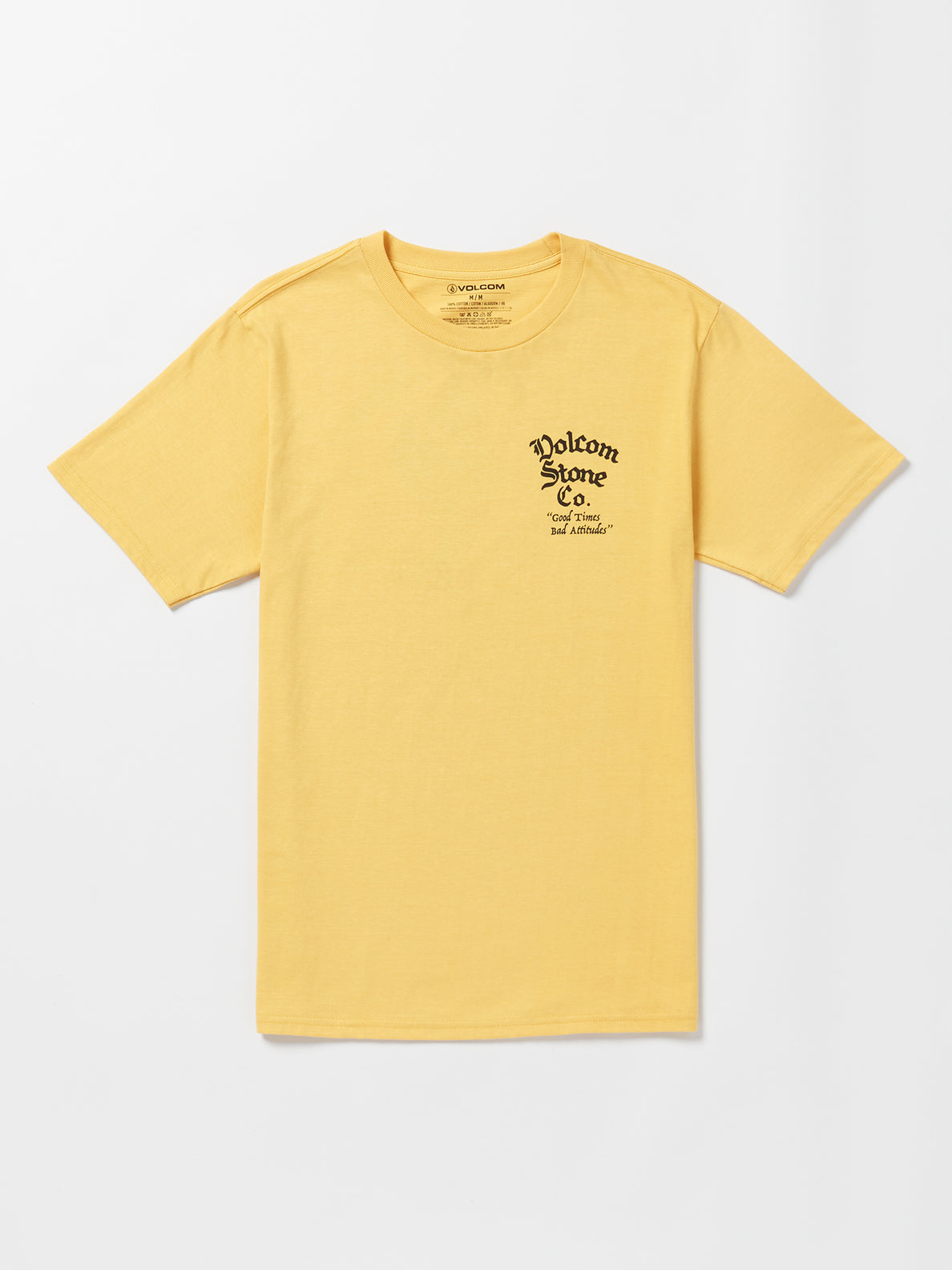 Party Of 1 Short Sleeve Short Sleeve Tee Shirt - Golden Mustard (A3532306_GLM) [F]