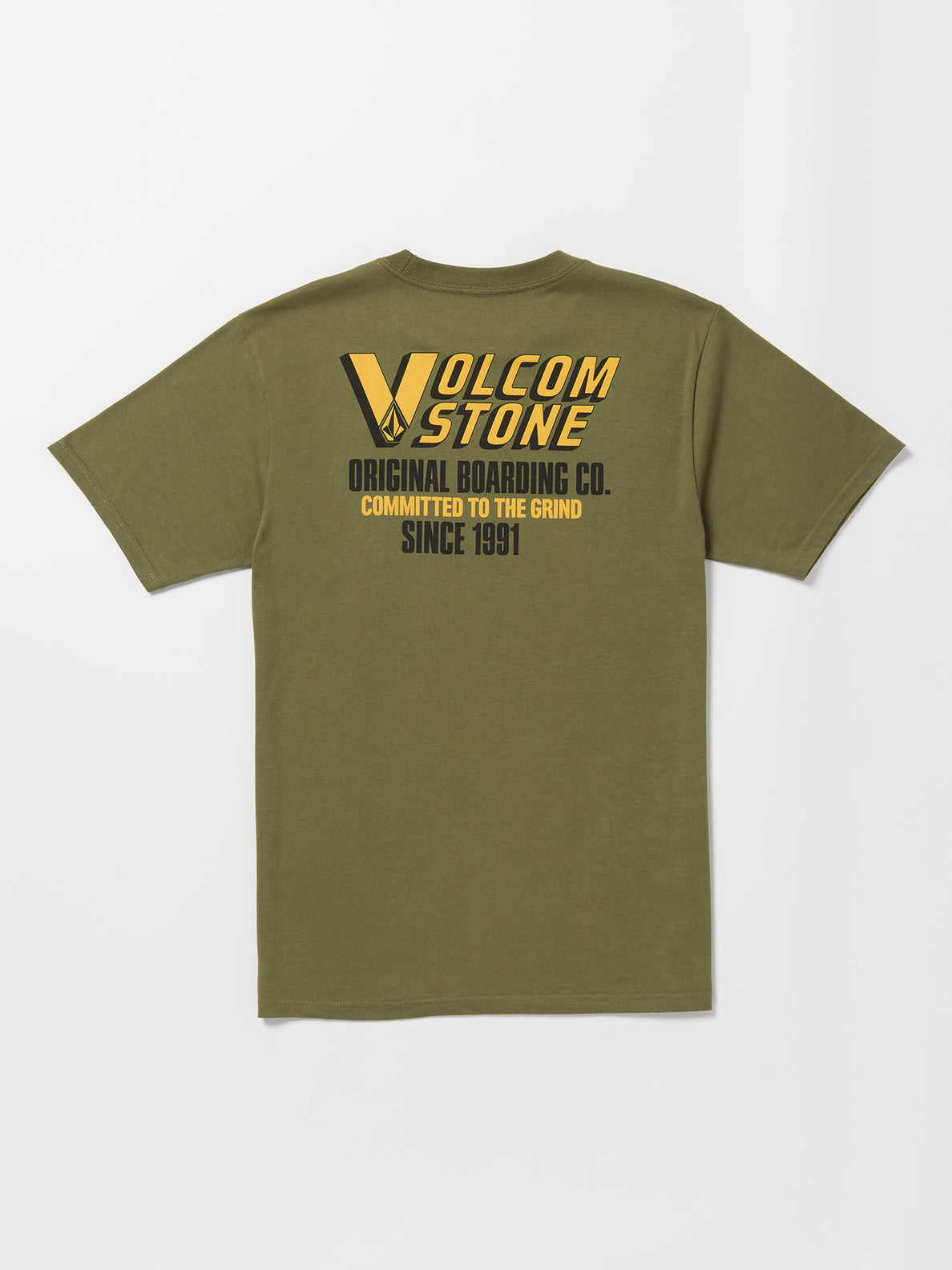 Raceday Short Sleeve Short Sleeve Tee Shirt - Military (A3532307_MIL) [B]