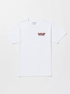 Raceday Short Sleeve Short Sleeve Tee Shirt - White (A3532307_WHT) [F]