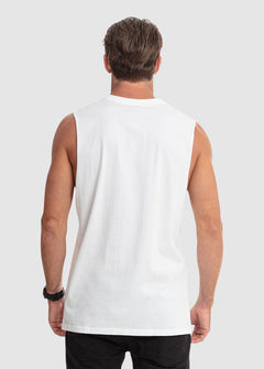 Solid Muscle Tank - White (A3732273_WHT) [B]