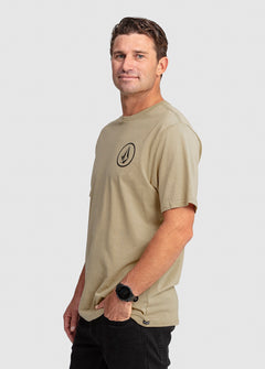 Mini Circle Stone Short Sleeve T-Shirt - Gravel (A4302301_GRV) [1]