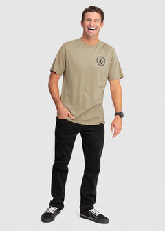 Mini Circle Stone Short Sleeve T-Shirt - Gravel (A4302301_GRV) [3]