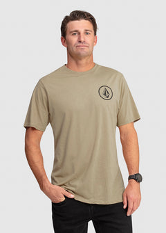 Mini Circle Stone Short Sleeve T-Shirt - Gravel (A4302301_GRV) [F]