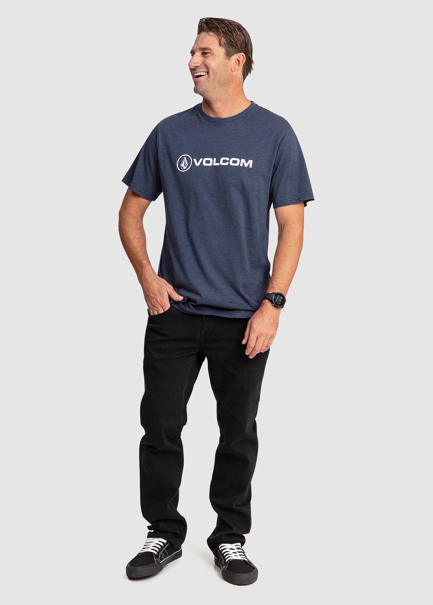 Stonicon Heather Short Sleeve T-Shirt - Navy Marle (A4302305_NVM) [3]