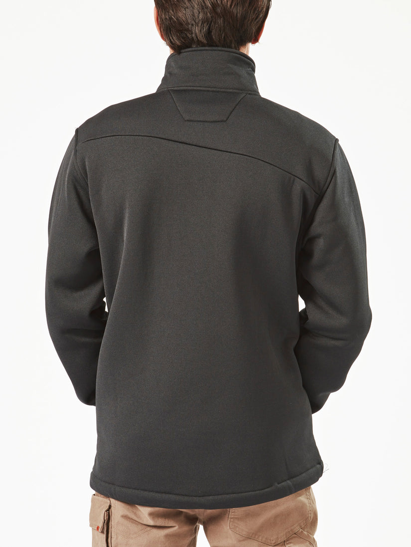 Volcom Workwear Quarter Zip Fleece - Black