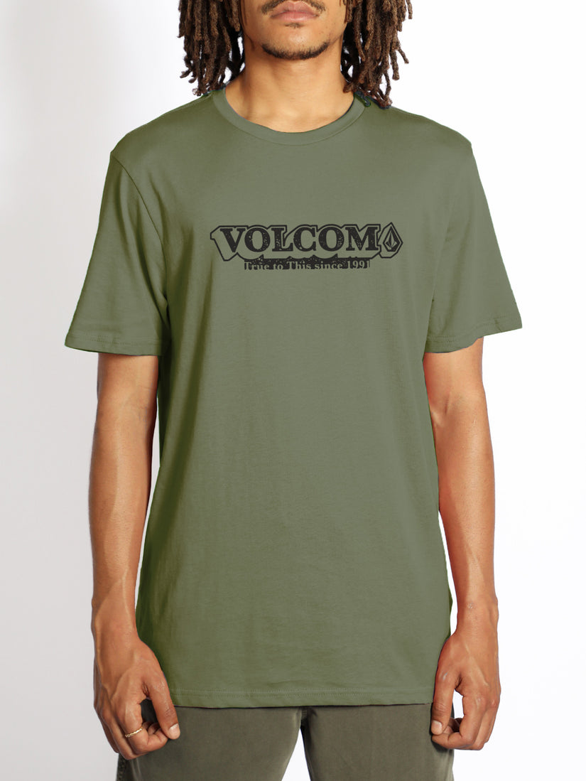 Leveler Short Sleeve Tee - Light Army (A5002062_LAR) [F]