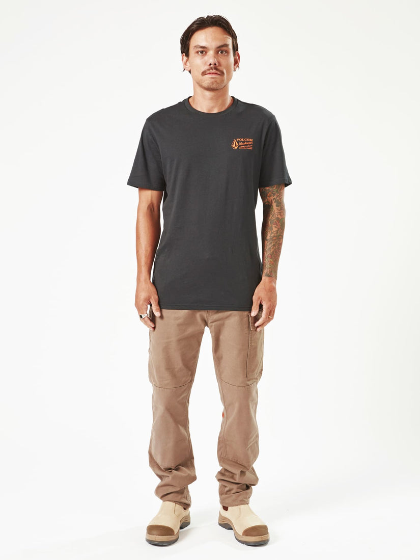 Volcom Workwear Short Sleeve Tee - Black