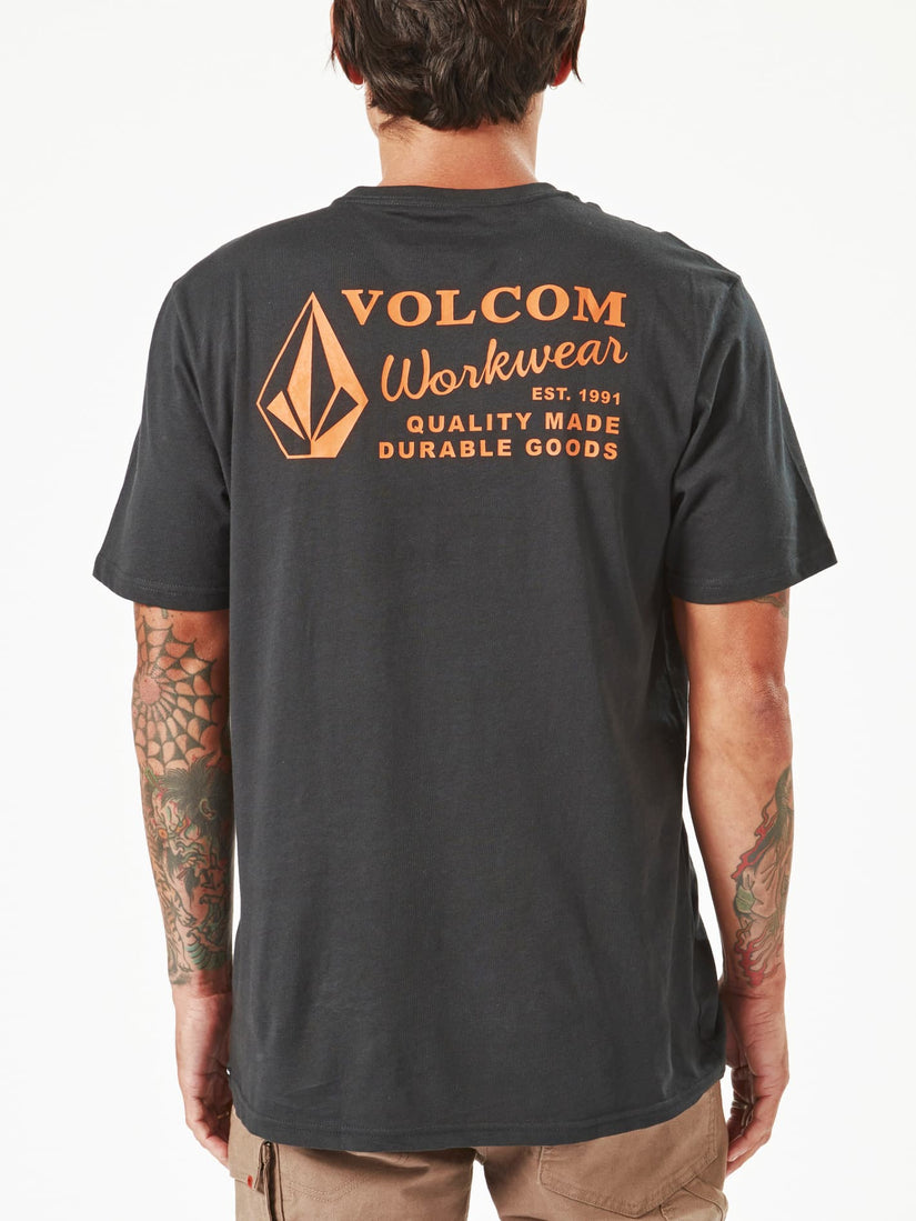 Volcom Workwear Short Sleeve Tee - Black