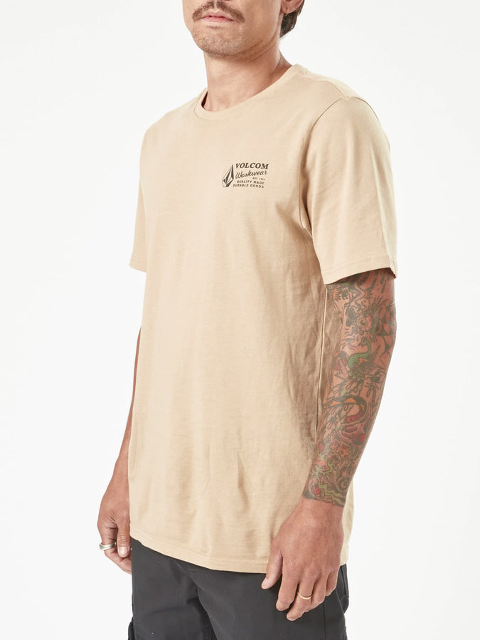 Volcom Workwear Short Sleeve Tee - Gravel