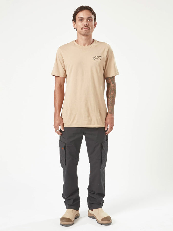 Volcom Workwear Short Sleeve Tee - Gravel