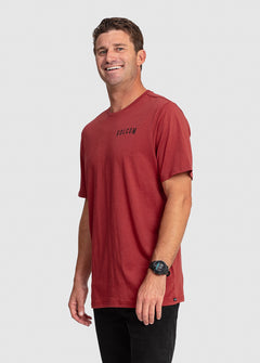 Garage Club Short Sleeve T-Shirt - Deep Red (A5002307_DRE) [1]