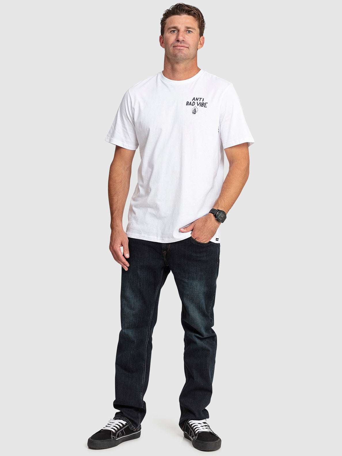 Ozzy Vibes Short Sleeve Tee - White (A5042075_WHT) [3]
