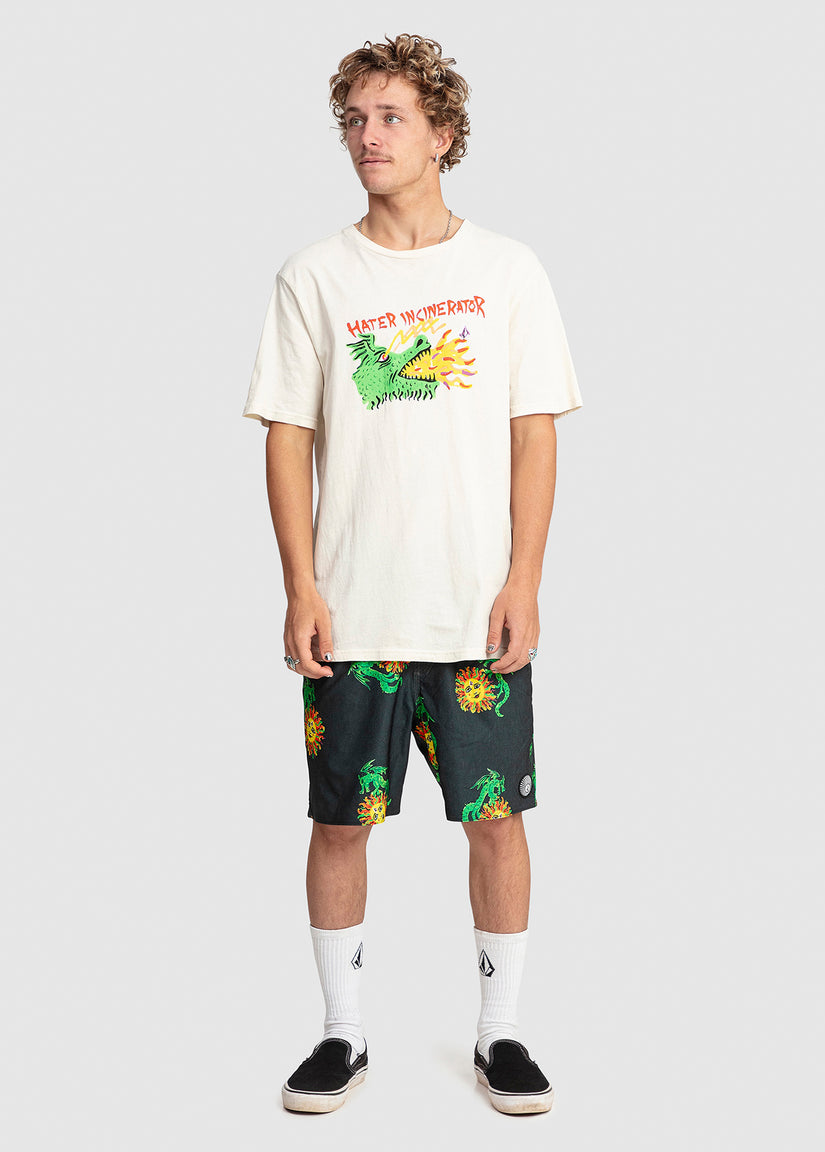 Featured Artist Ozzy Wrong Short Sleeve T-Shirt - Dirty White (A5042371_DWH) [3]