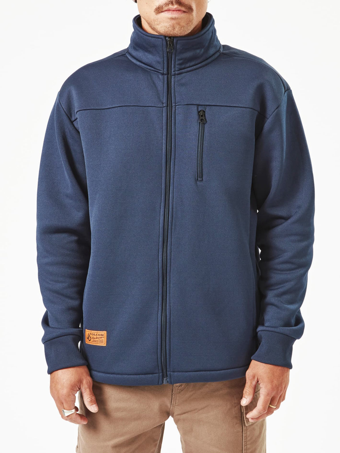 Volcom Workwear Bonded Fleece Jacket - Navy