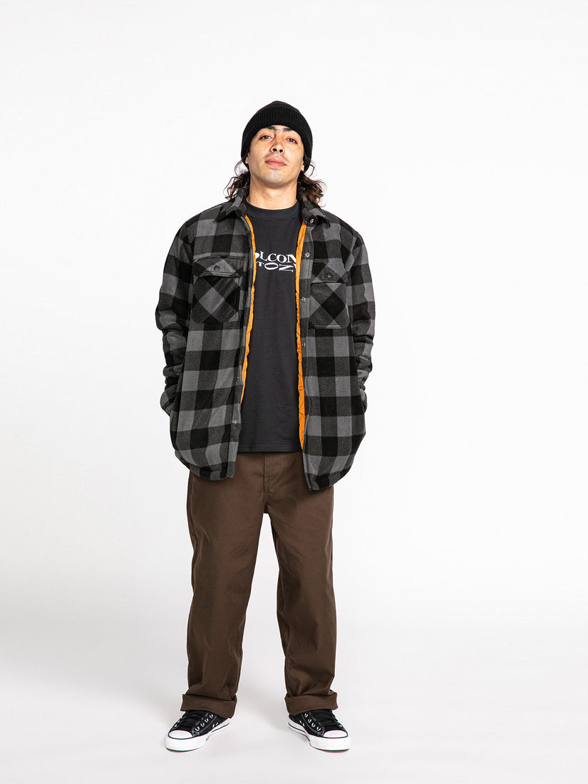 Bowered Fleece Ls Pewter (A5832202_PEW) [04]