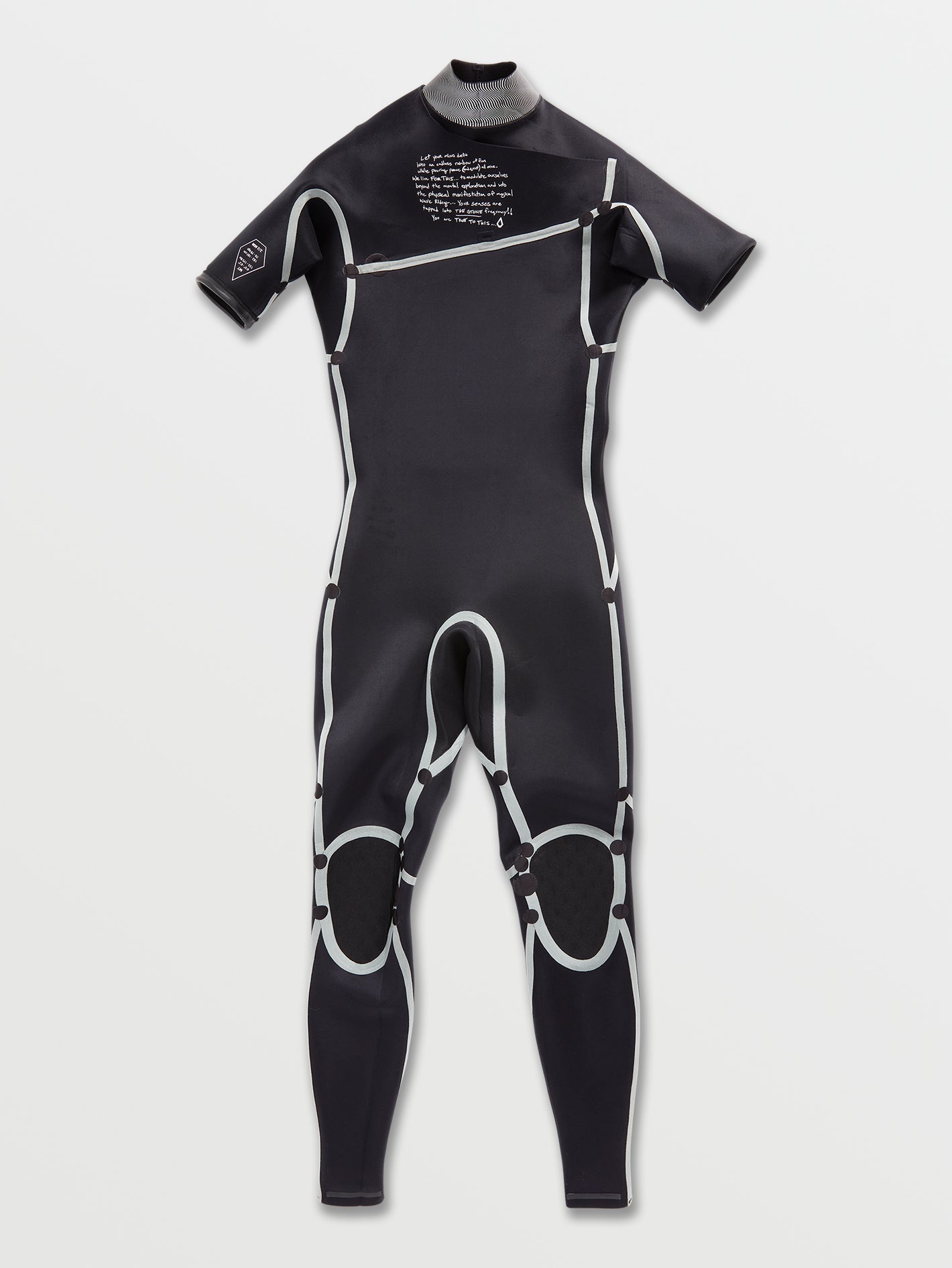 Modulator 2/2MM Short Arm Chest Zip Wetsuit