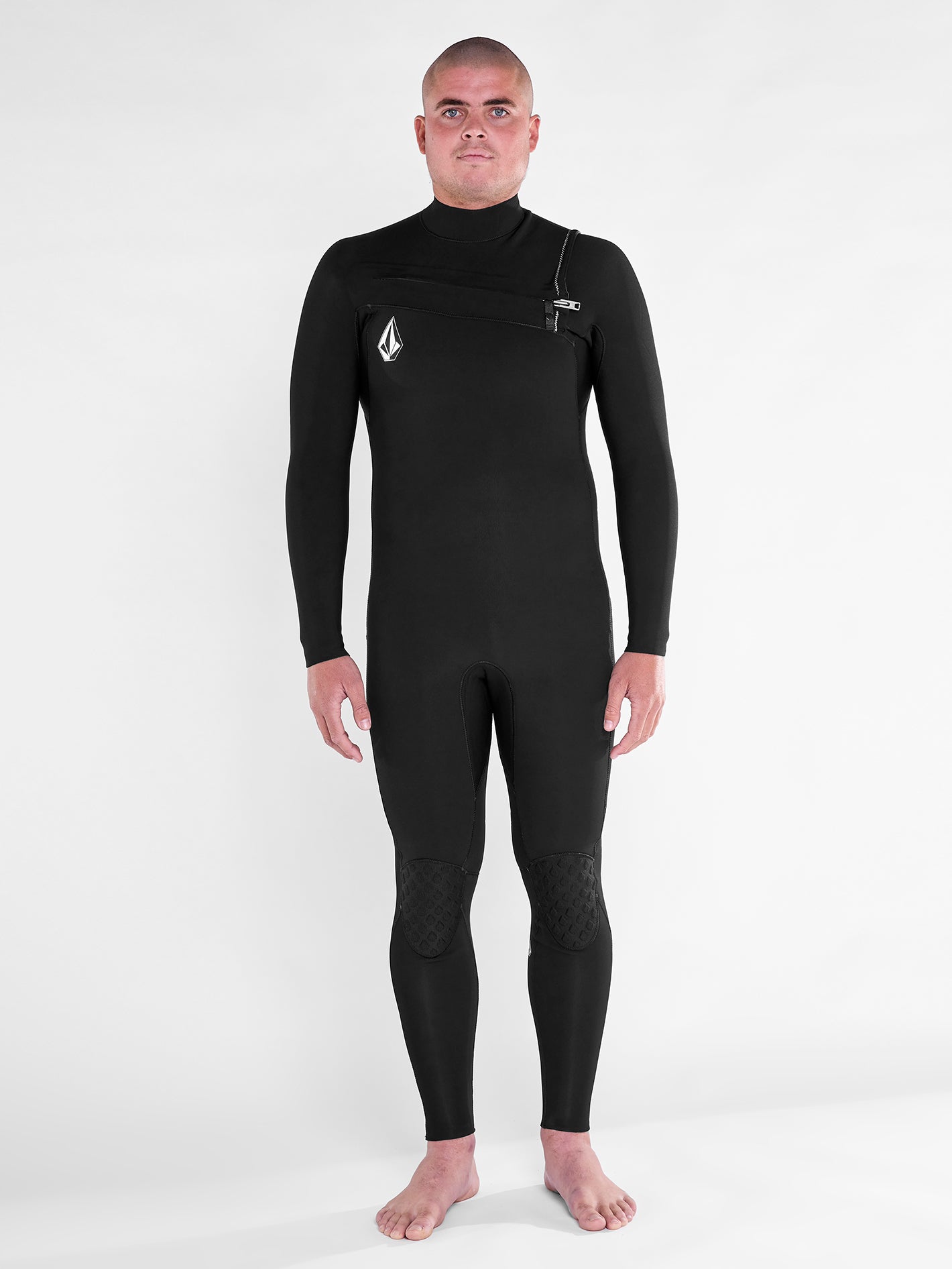 XLS 4/3mm　24SS VOLCOM ウェットスーツ ブラック Modulator 4/3mm Chest Zip Wetsuit – Volcom