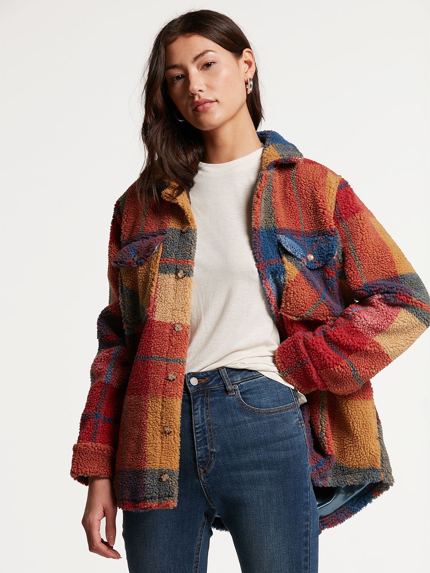 Silent Sherpa Jacket Multi (B1512105_MLT) [18]