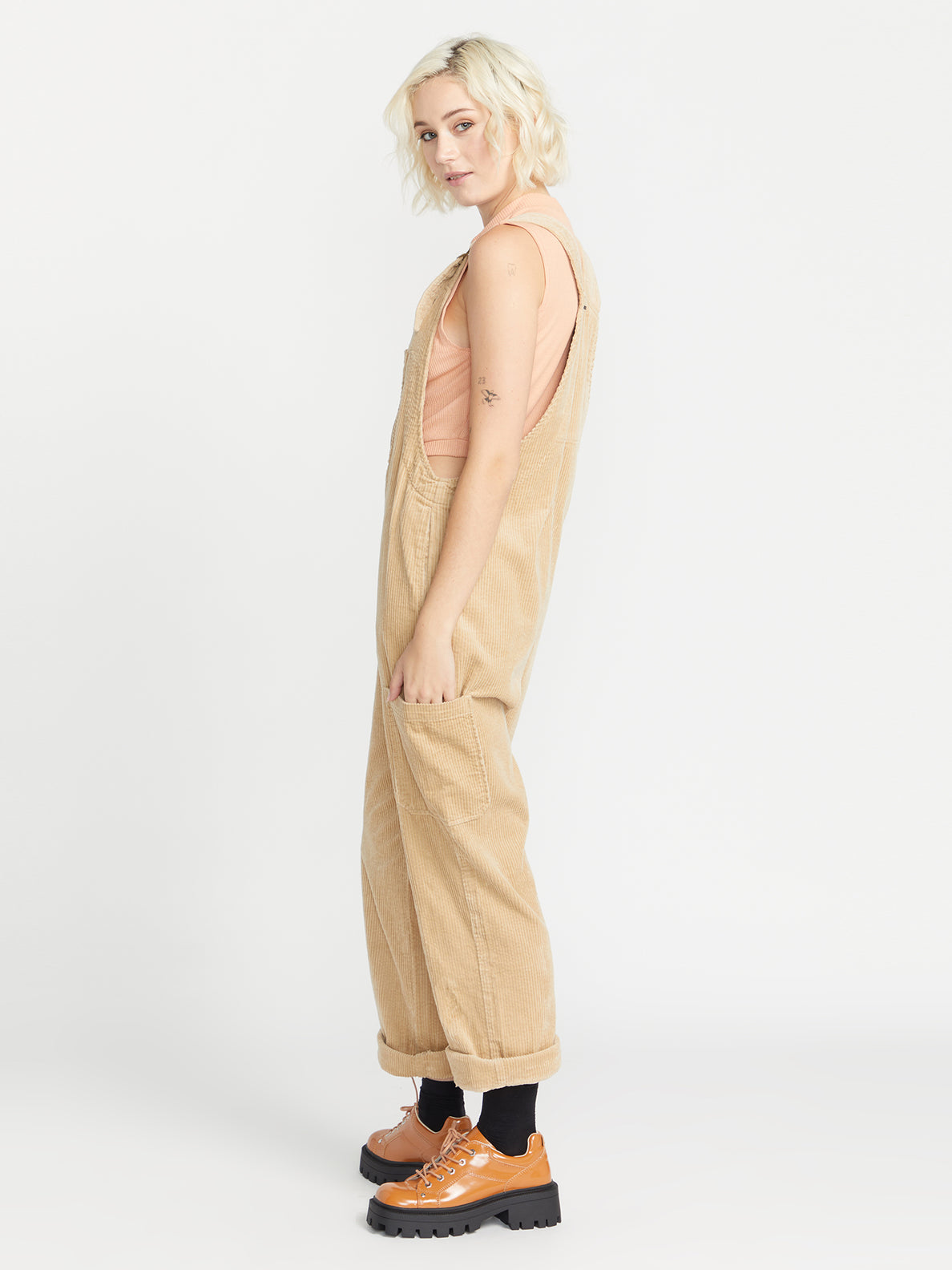 Beige overalls on sale womens