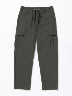 Big Youth March Cargo Elastic Waist Pant - Stealth (C1232332_STH) [F]