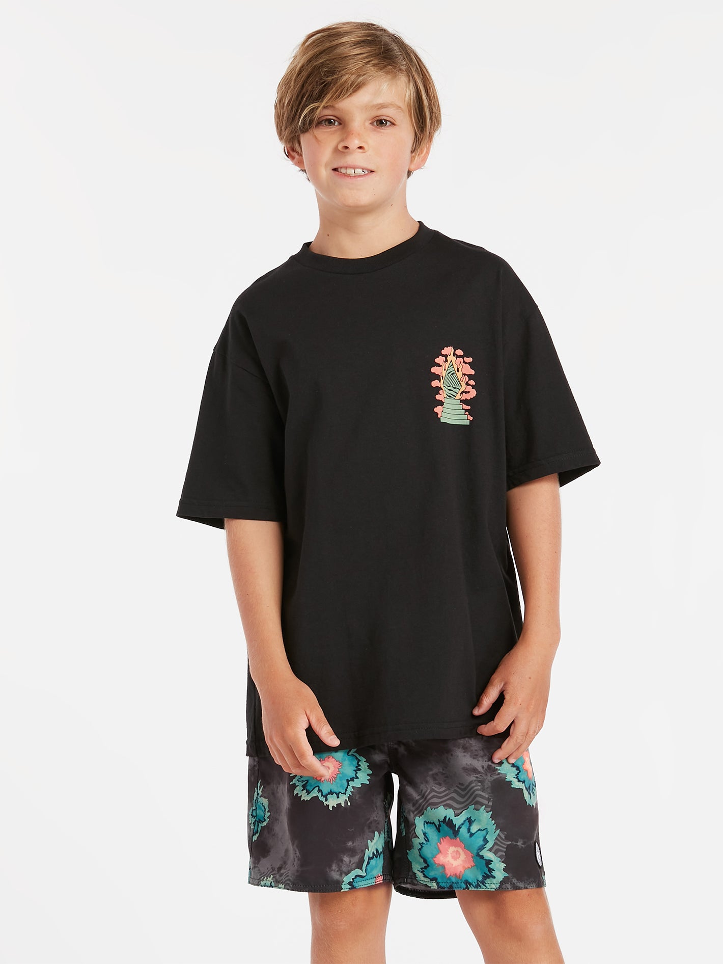 Boys Youth Medal Petal Trunk - Black (C2522231_BLK) [05]