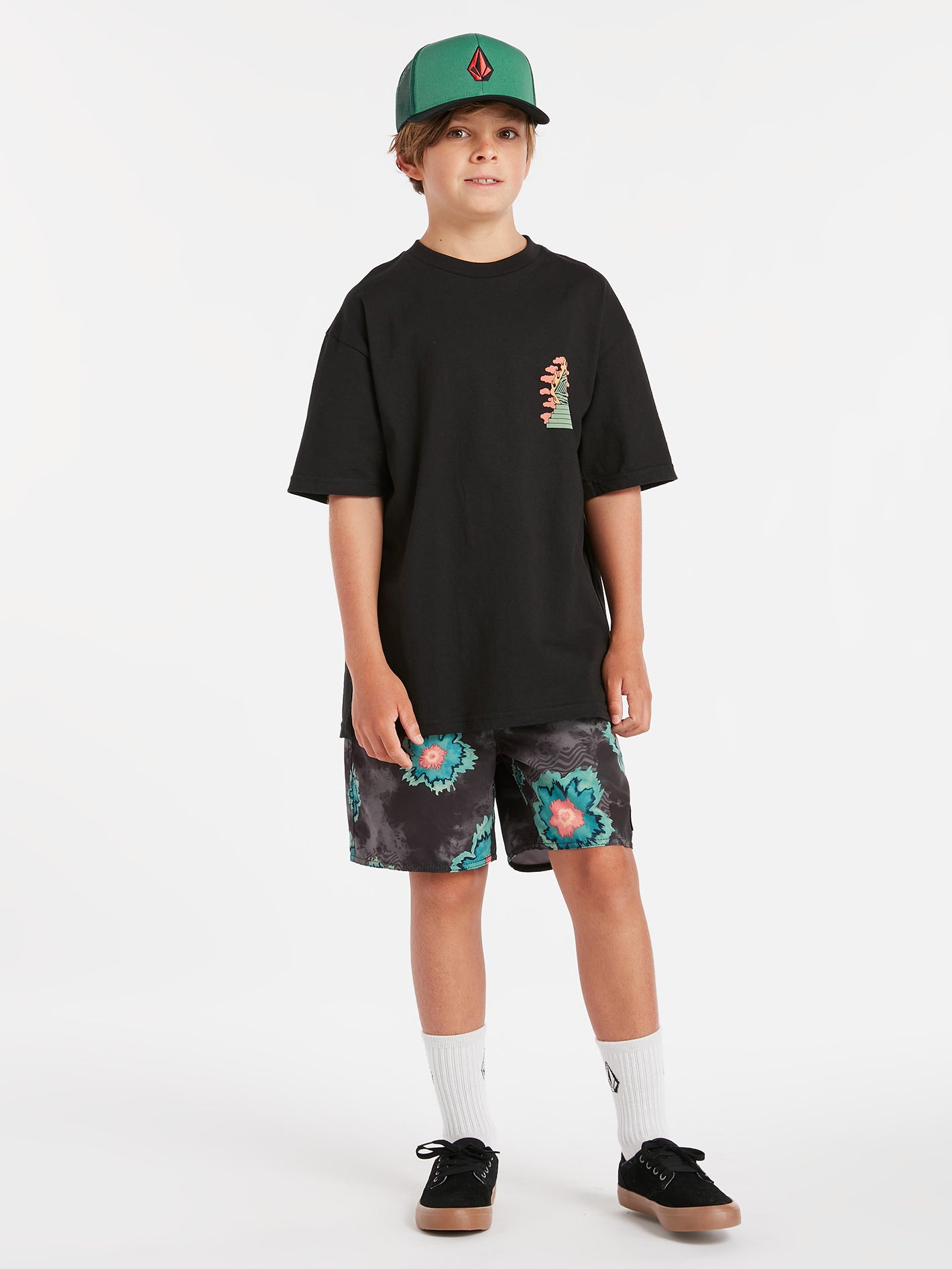 Boys Youth Medal Petal Trunk - Black (C2522231_BLK) [30]