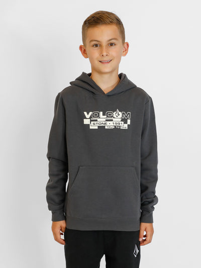 Boys Youth Stamped Pullover Fleece - Asphalt Black (C4112280_ASB2) [F]
