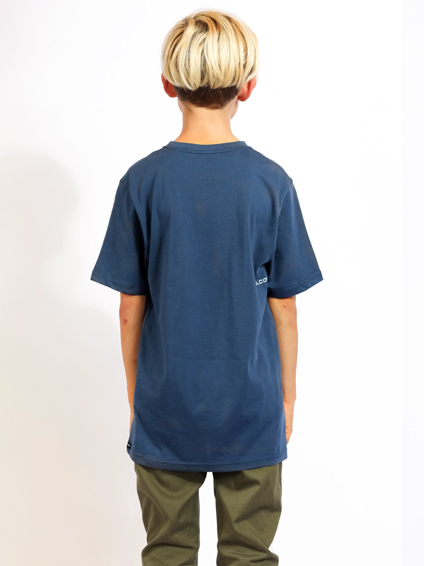 Boys Youth Mini Circle Stone Short Sleeve Tee - Blue (C5001906_BLU) [B]