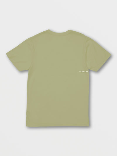Boys Youth Mini Circle Stone Short Sleeve Tee - Light Army (C5001906_LAR) [B]