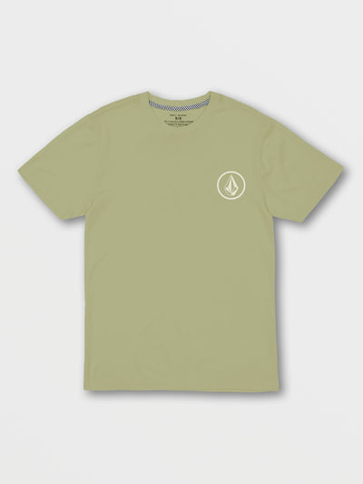Boys Youth Mini Circle Stone Short Sleeve Tee - Light Army (C5001906_LAR) [F]
