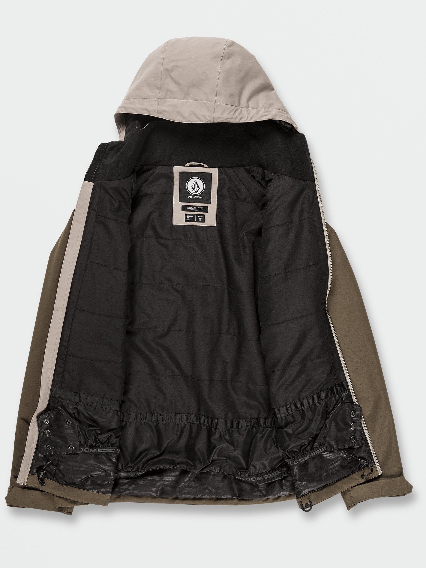Mens 2836 Insulated Jacket - Dark Teak (2022) – Volcom