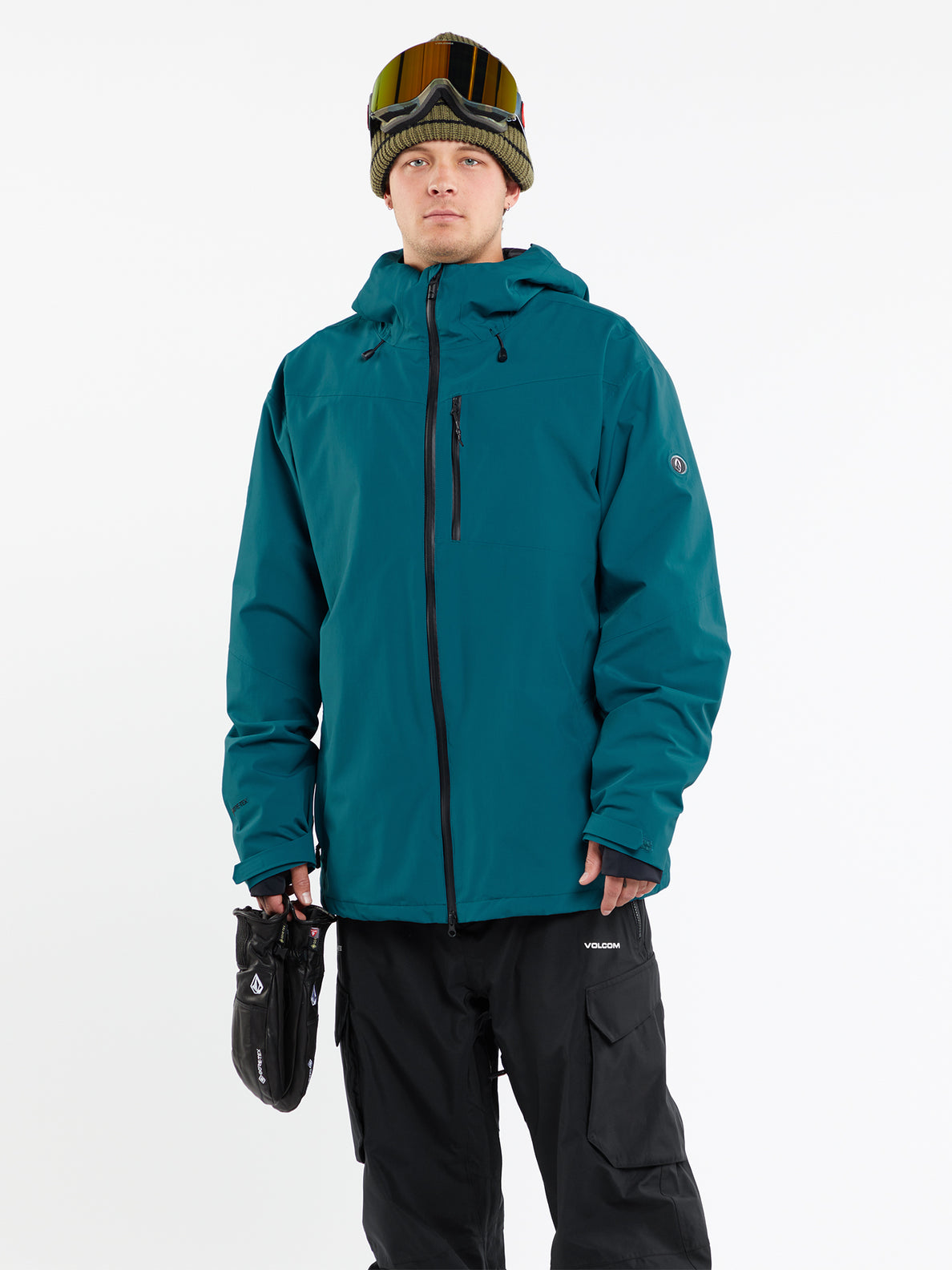 Mens Tds 2L Gore Tex Jacket Blue Volcom