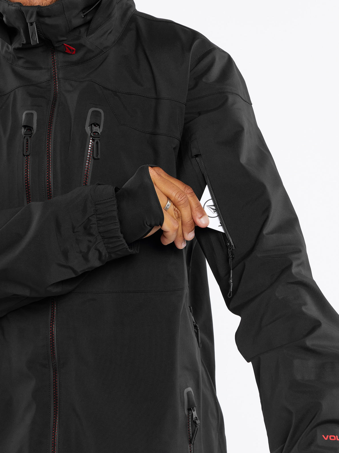 Guch Stretch Gore Jacket Black (G0652401_BLK) [34]