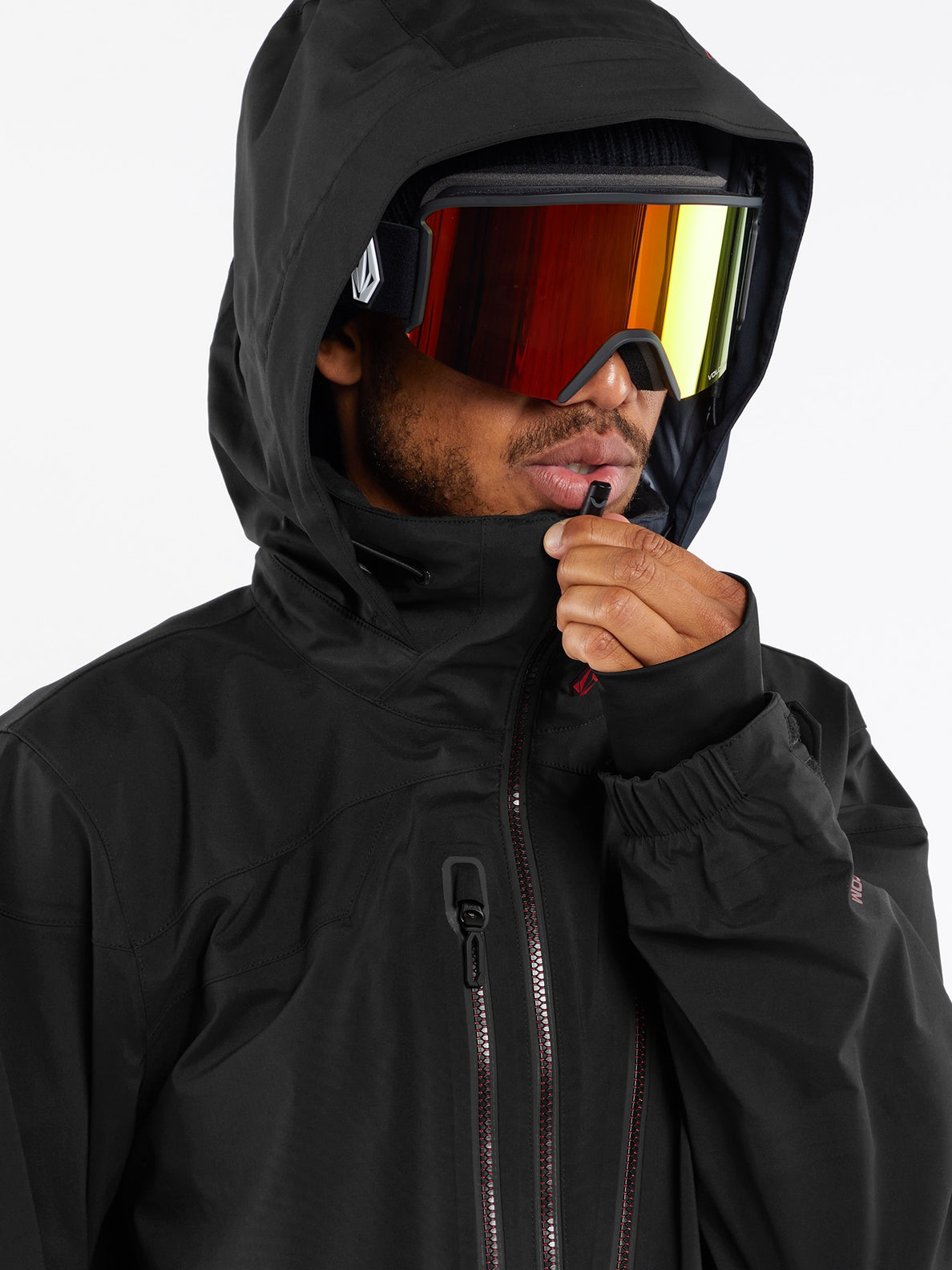 Mens Guch Stretch Gore Jacket Black Volcom