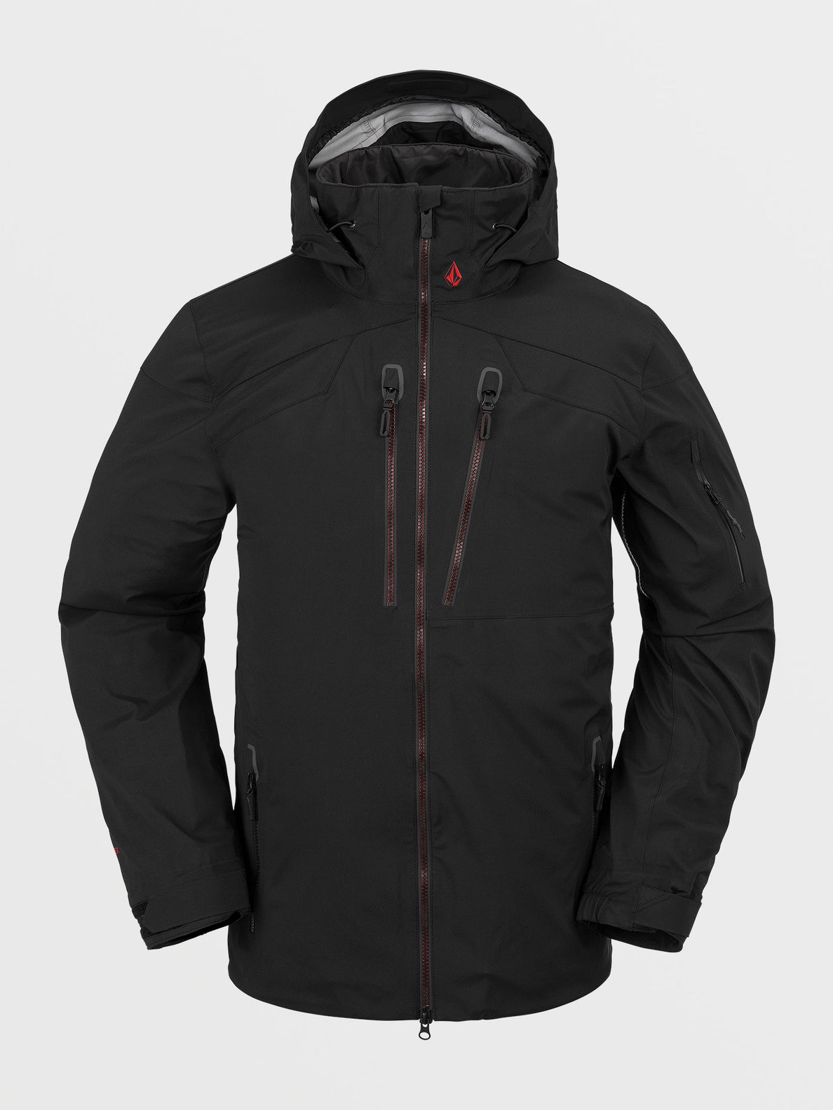 Mens Guch Stretch Gore Jacket Black Volcom