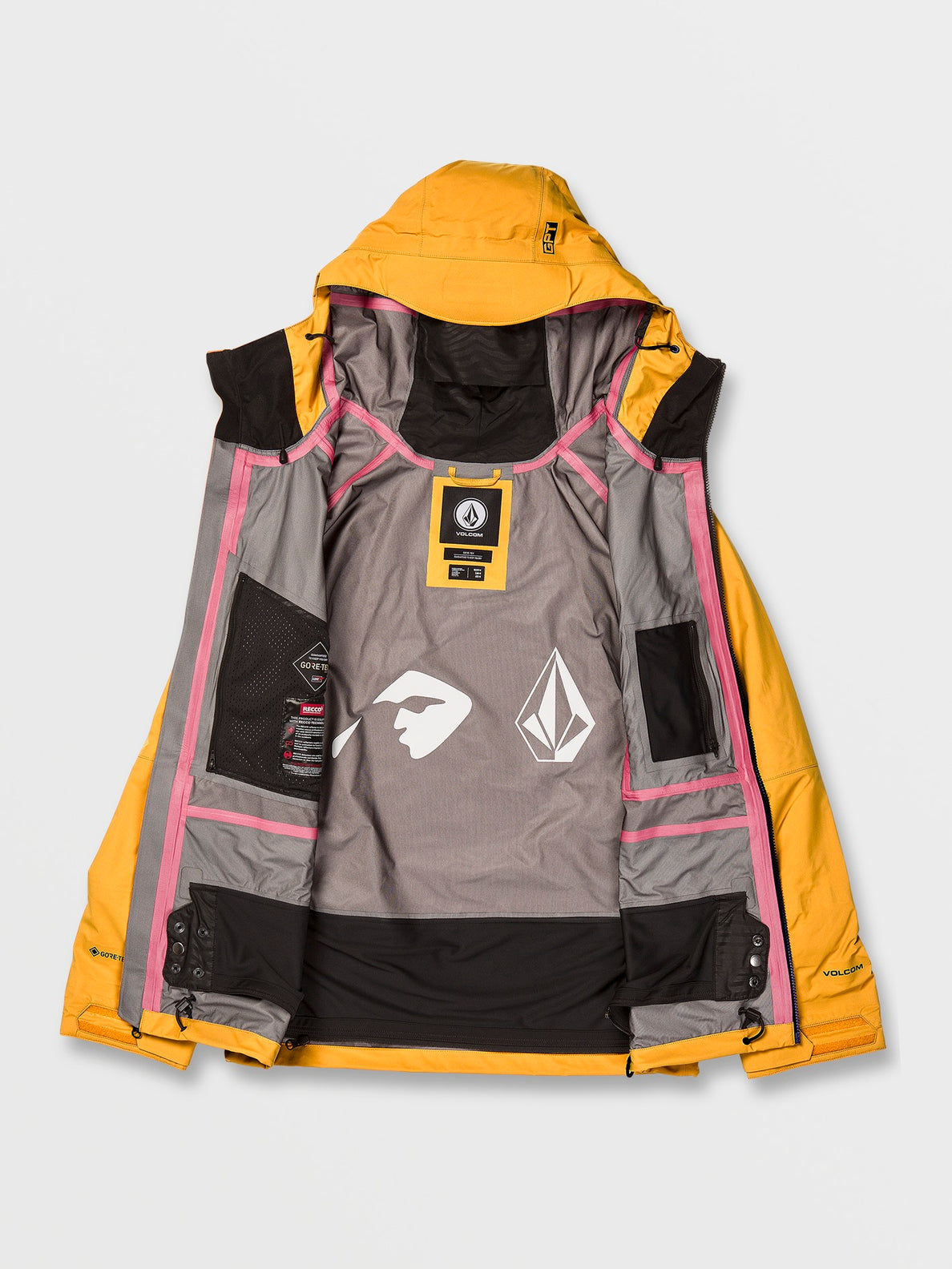 Mens Guide Gore Tex Jacket Gold Volcom