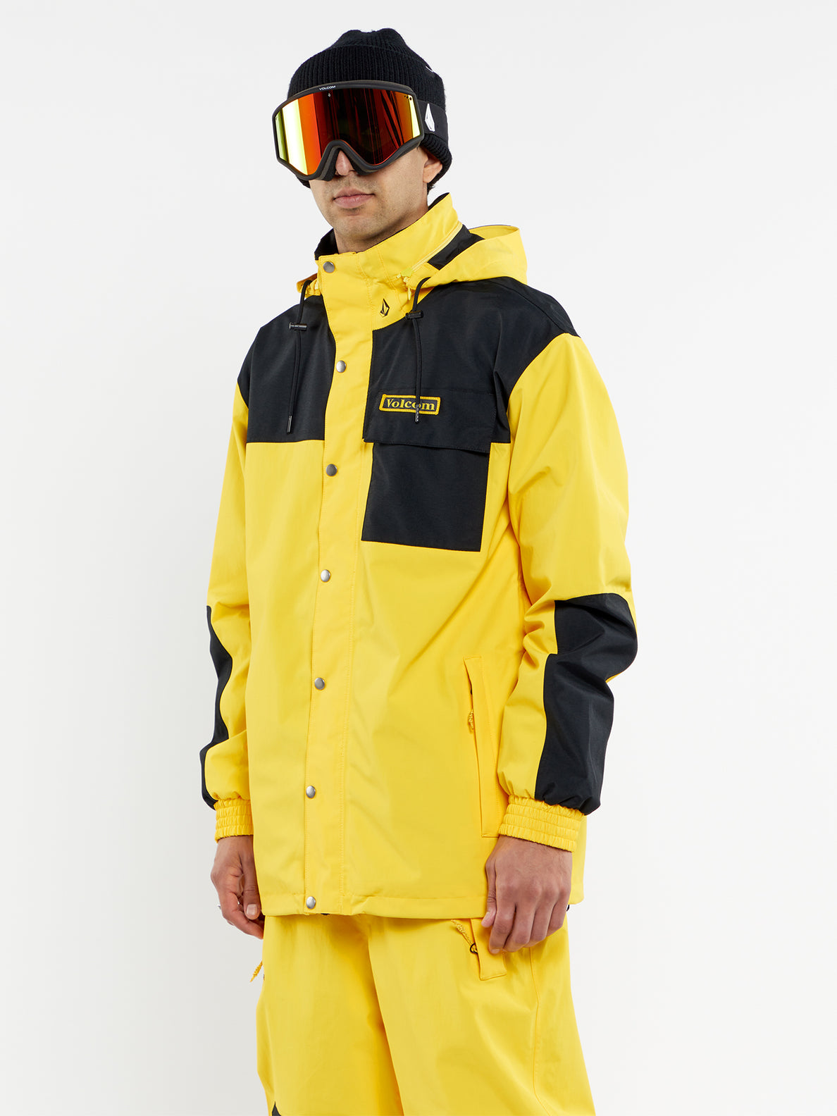 Mens Longo Gore Tex Jacket Bright Yellow Volcom