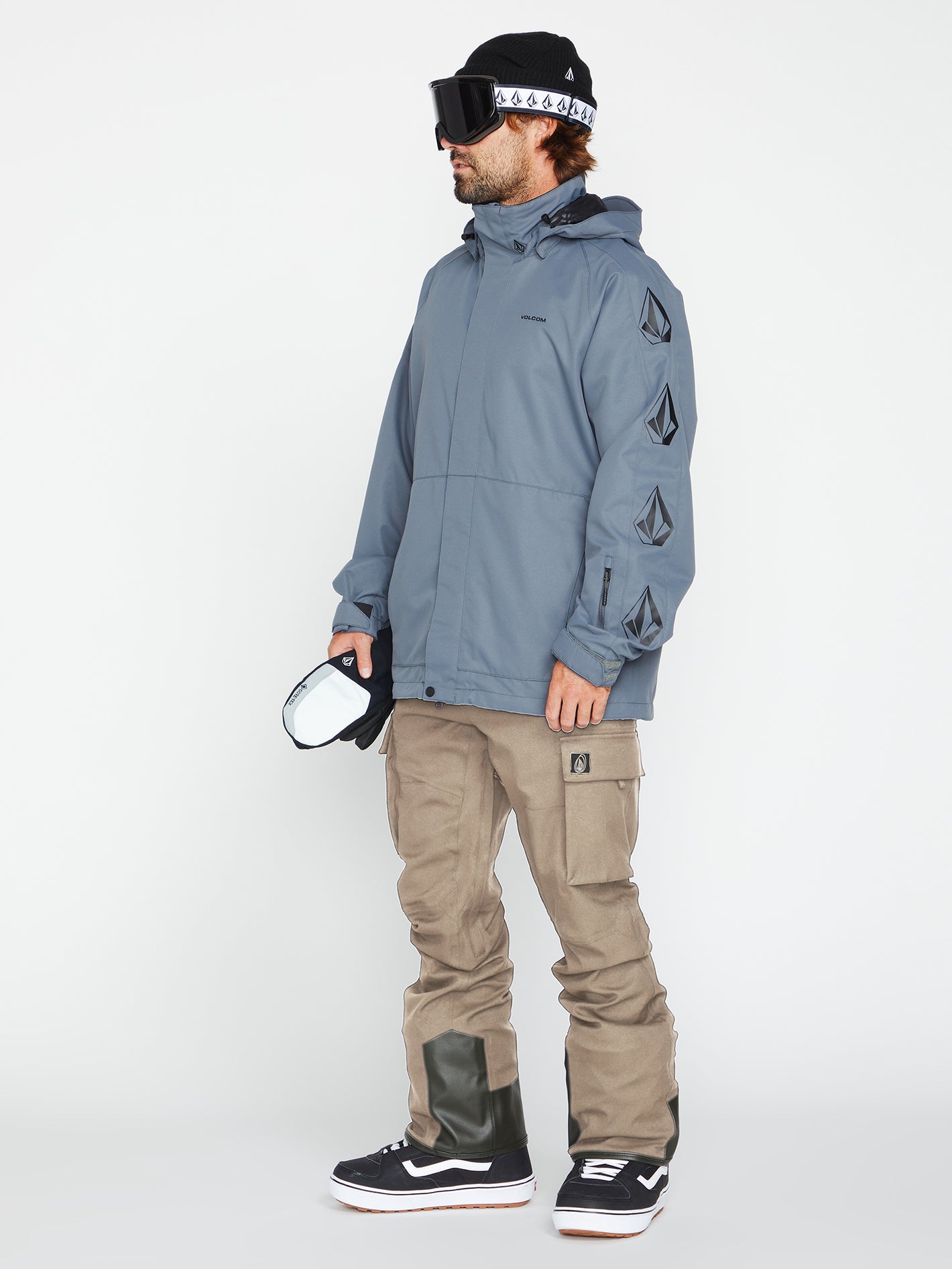 Mens New Articulated Pants - Dark Khaki (G1352305_DKA) [F]