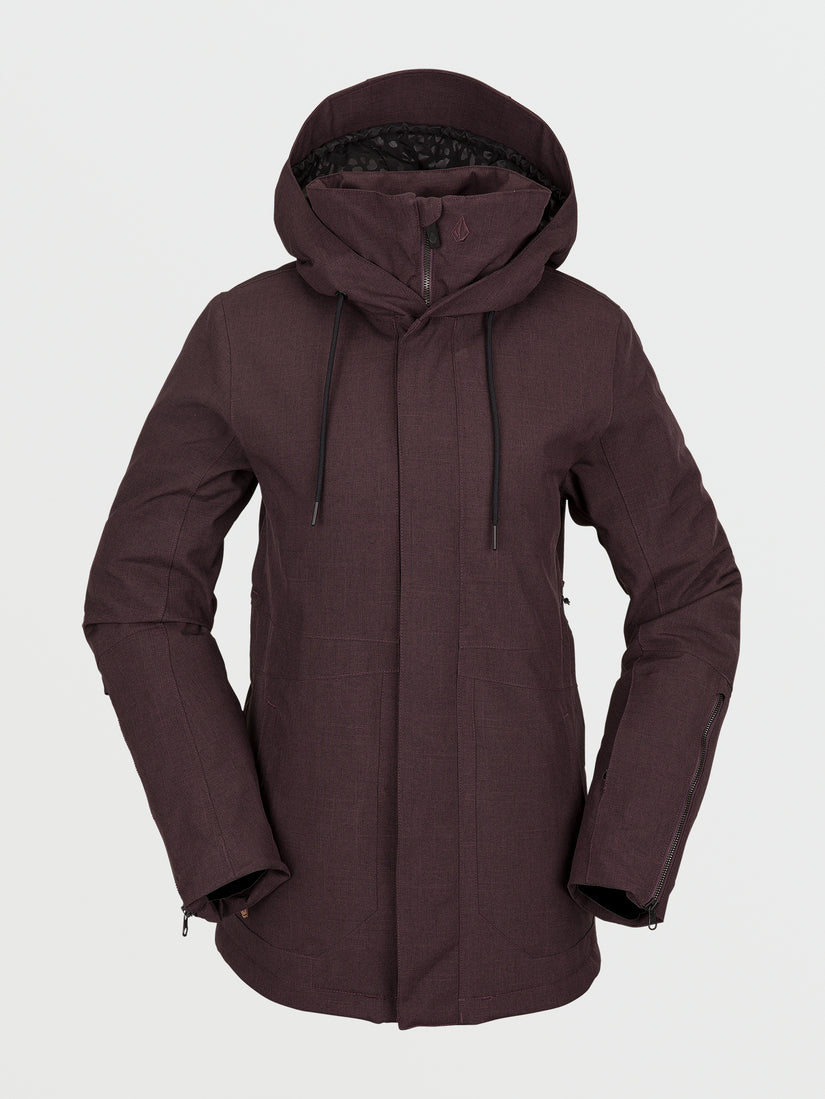 Womens Sherwin Insulated Jacket - Black Plum (H0452305_BPM) [10]