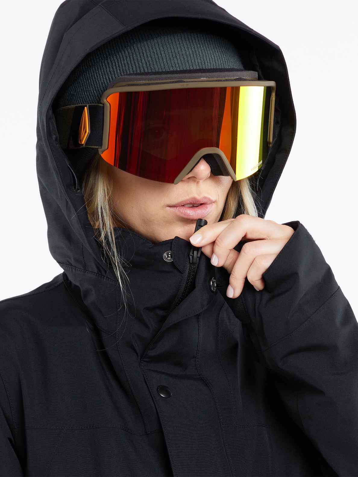 Womens Ell Insulated Gore Tex Jacket Black Volcom