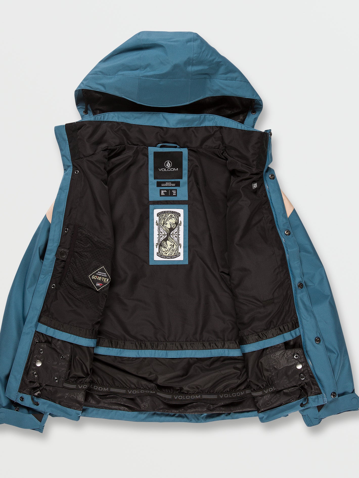 Womens Melancon Gore-Tex Jacket - Petrol Blue (H0652301_PEB) [6]