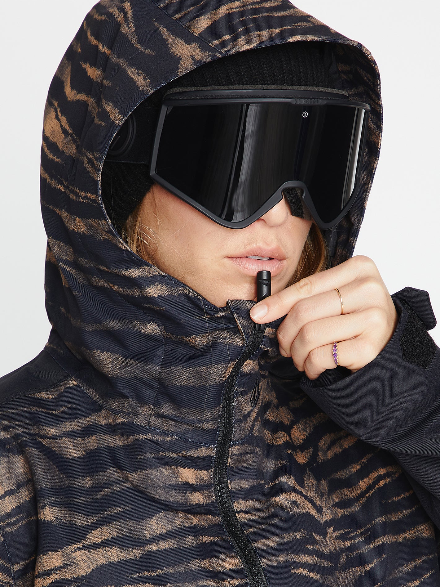Womens Mirror Pullover - Tiger Print (H0652303_TGP) [2]
