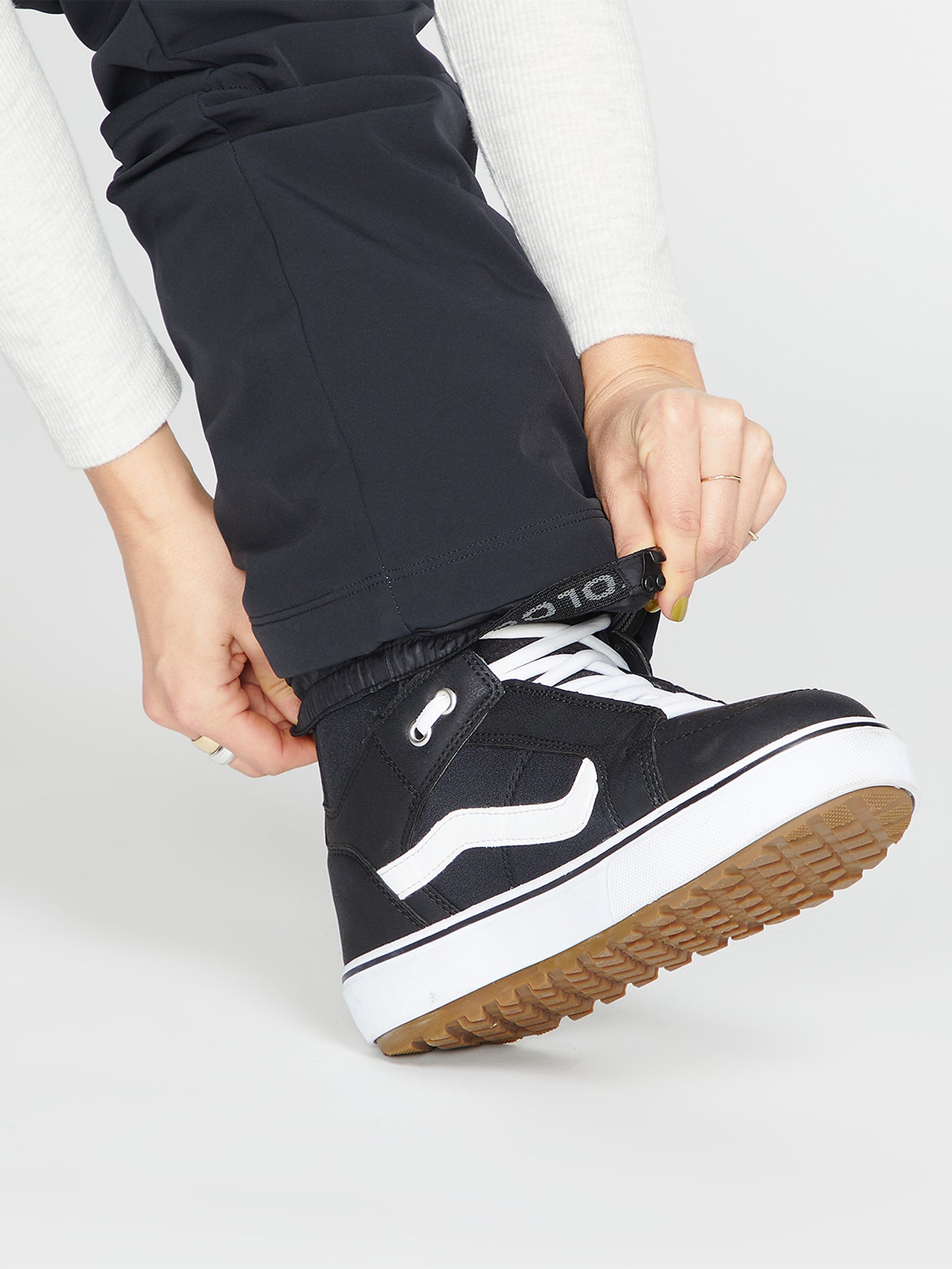 Womens Battle Stretch High Rise Pants - Black (H1352304_BLK) [4]