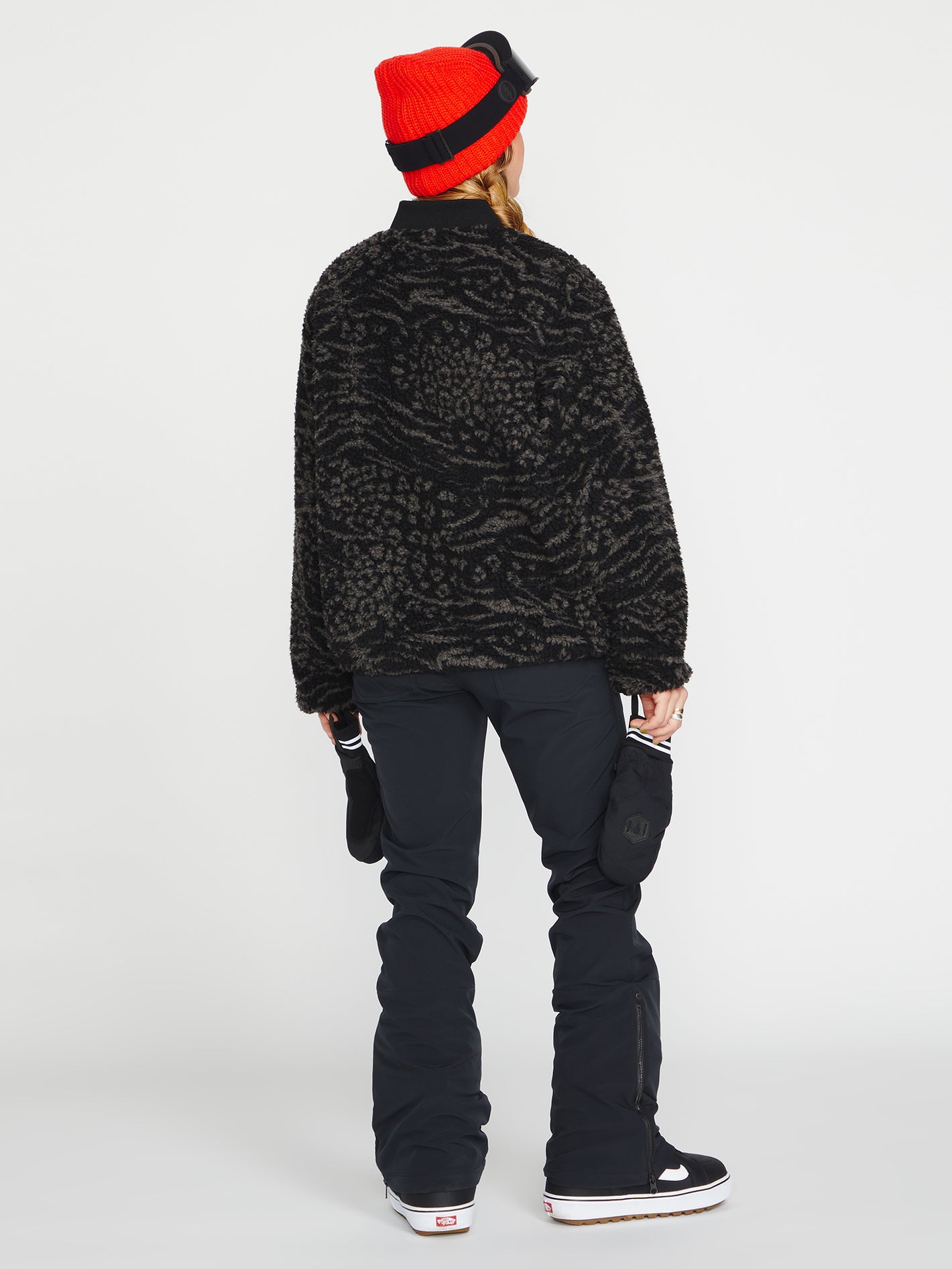 Womens Battle Stretch High Rise Pants - Black (H1352304_BLK) [8]