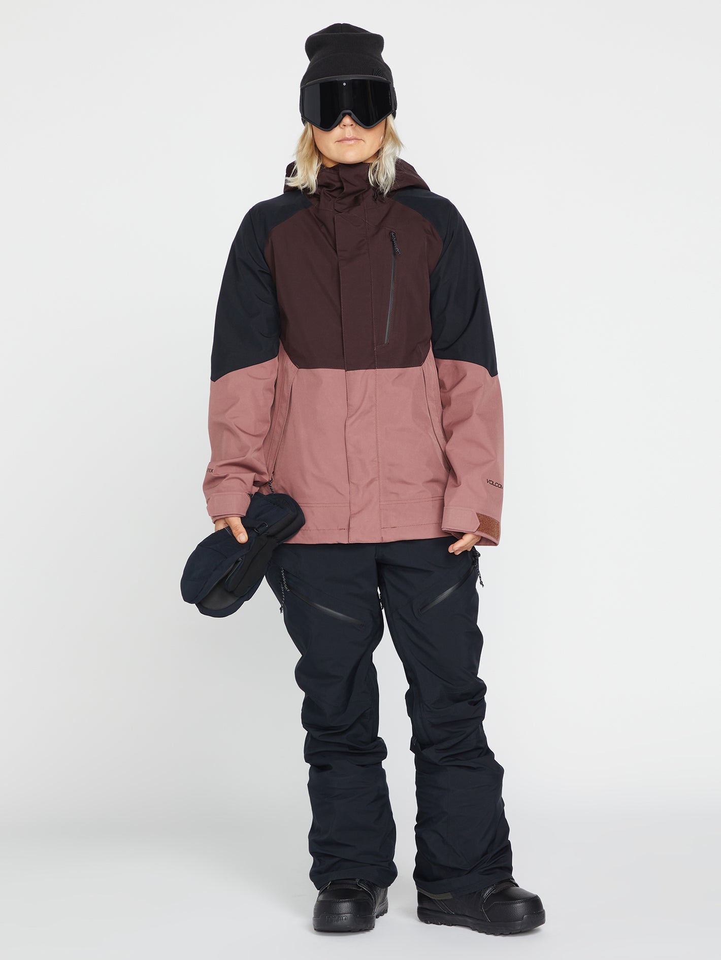 Womens Elm Stretch Gore-Tex Bib Overall - Black (H1352309_BLK) [F]