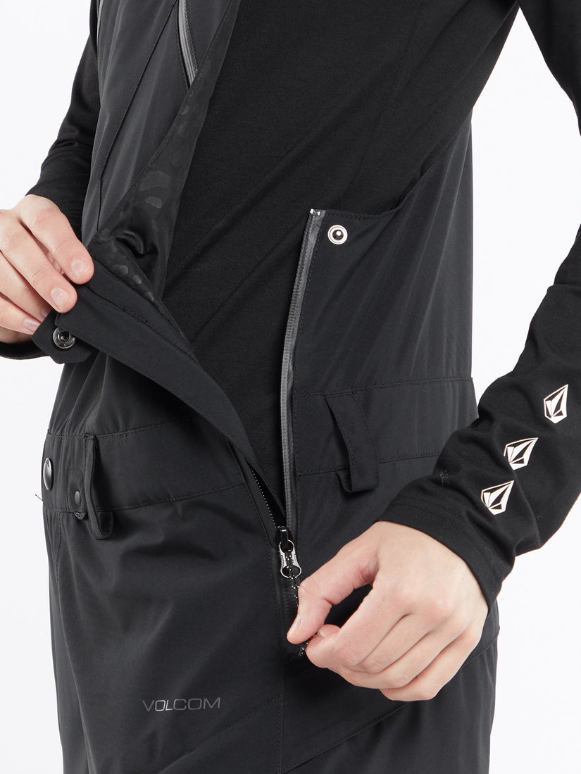 Elm Stretch Gore Bib Overall Black (H1352401_BLK) [36]
