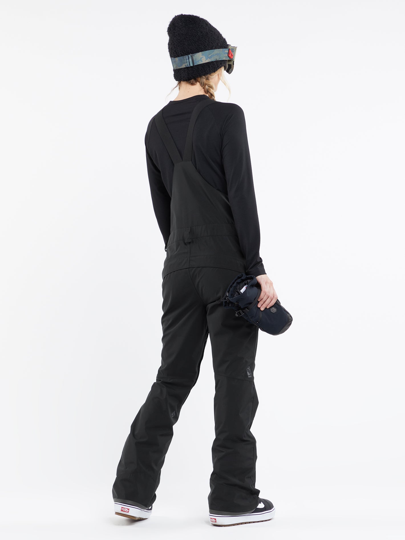 Elm Stretch Gore Bib Overall Black (H1352401_BLK) [49]