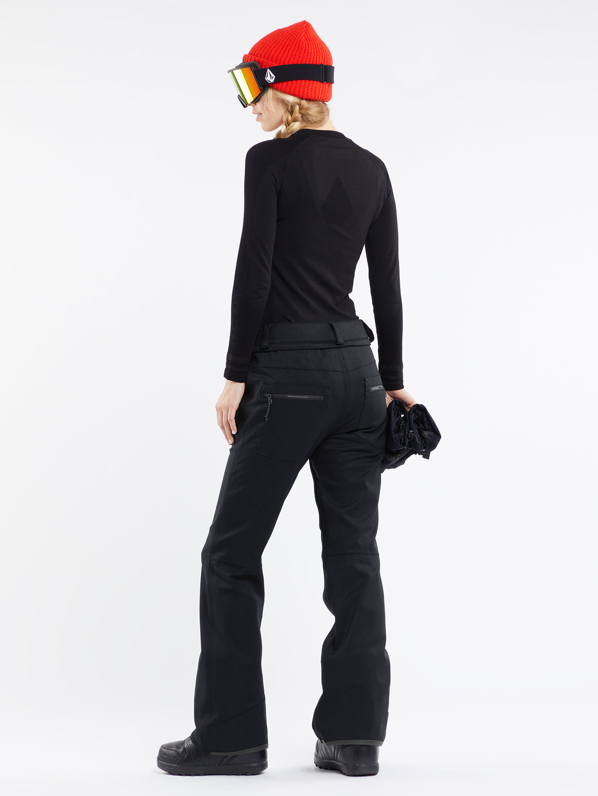 Pantalon De Ski Volcom Species Stretch - Femme - Imperméable - Coupe Ajustée - Polyester